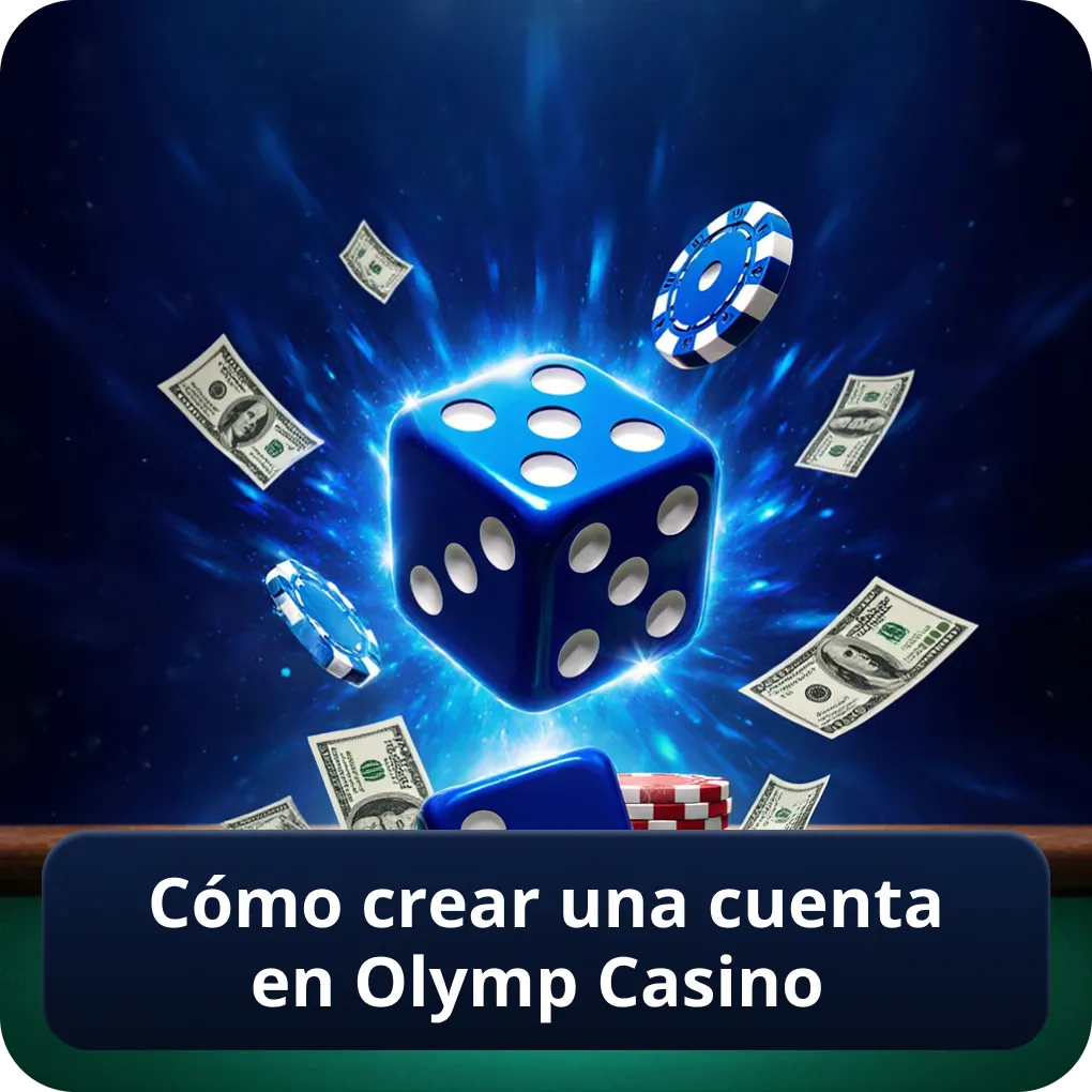 Cómo crear una cuenta en Olimp Casino